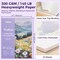 Ohuhu Cotton-Top Watercolor Paper Pad: 9"x12" Cold Press/Hot Press Paper - 140 lb/300 GSM Heavyweight White Paper - Water Color Paper for Watercolor Gouache Ink Acrylic Professional Artist